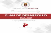 PLAN DE DESARROLLO - Universidad de Pamplona · Formando líderes para la construcción de un nuevo país en paz 11 PLAN DE ACCIÓN PROYECTO EDUCATIVO INSTITUCIONAL P.E.I Para la