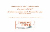 Informe de Turismo Joven 2017 Defensoría del Turista de la ... · Informe de Turismo Joven 2017 ... A fines del 2016, se comenzó a elaborar el formato y los contenidos de la ...
