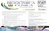 BIOQUÍMICA CLÍNICA - UNAM · 2018-09-10 · BIOQUÍMICA CLÍNICA La Facultad de Química de la UNAM en colaboración con la Secretaría de Salud convocan al Programa de Posgrado