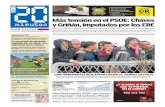 Más tensión en el PSOE: Chaves y Griñán, imputados por los ERE · de Can Buxeres El Consorcio para la refor-ma de la Gran Via prevé acabar a finales de año las obras de ampliación