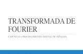 TRANSFORMADA DE FOURIER - paulrosero-montalvo.com · 4.2 Transformada de Fourier Transformar señales entre el dominio del tiempo (o espacial) y el dominio de la frecuencia. Para