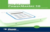 Guía del Usuario PowerMaster-10 · guía. Nota: Un técnico cualificado debe revisar el sistema por lo menos cada tres (3) años. Características del sistema PowerMaster-10 ofrece
