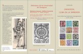 Presentación de PowerPoint - Biblioteca de la Universidad de … · 2014-11-06 · Zaragoza cuna de la imprenta, los primeros impresos zaragozanos, 1475-1549, organizada por la Biblioteca