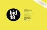 6ª bienal iberoamericana de diseño€¦ · Invitación VIP para la ceremonia de entrega de premios. Invitación al cóctel de bienvenida junto a destacados diseñadores de trayectoria