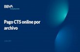 archivo Pago CTS online por - BBVA Perú · Esta permite el Informe y Pago de CTS. Se deberá seleccionar como ... En caso seleccione Autorizar, ingresar clave Token, y podrá visualizar