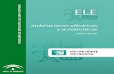 electricidad y electró › educacion › portals › galion › GUIA › GUIA_ · PDF file ELE instalaciones eléctricas y automáticas GRADO MEDIO electricidad y electrónica CONSEJERÍA