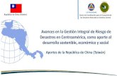 Presentación de PowerPoint · 2016-06-23 · Desastres en Centroamerica. Principales avances de la Gestión Integral de Riesgo de Desastres en Centroamérica, aportes de la República
