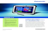 Panasonic recomienda Windows. TOUGHPAD FZ˜G1 · ® – 2.6 GHz hasta 3.5 GHz con Tecnología Intel Turbo Boost – Intel Smart Cache 3MB Procesador Intel® CoreTM i7-7600U vProTM