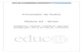 Procesador de textos Módulo III - Writerrepositoriorecursos-download.educ.ar/dinamico/... · Imágenes en documentos Una de las tareas que podemos realizar en un procesador de textos