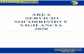 ÁREA SERVICIO SOCORRISMO Y VIGILANCIA 2020 · 2020-06-01 · Relación de todo el personal necesario para la prestación del servicio de cobertura de socorrismo y vigilancia de la