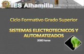 Avd Federico Garcia Lorca 130 Almería€¦ · • Instalaciones y dispositivos de automatización • Soluciones de automatización preprogramadas . • Sistemas de automatización