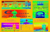 oncierto de Primavera - INTEFplatea.pntic.mec.es › ~psoto › PDF › PROGRAMAS › programa_2013... · 2016-12-06 · 14 de abril 2013 C oncierto de Primavera. VICENTE ARIÑO PELLICER