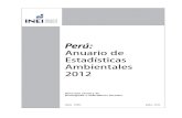 Perú: Anuario de Estadísticas Ambientales · departamentos del sur del Perú, 2002 ..... 49 1.22 Suelos degradados por región natural del Perú, según tipo de degradación .....
