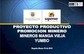 PROYECTO PRODUCTIVO PROMOCION MINERO MINEROS MANGA VIEJA YUMBO › ... › pdfs › PROYECTO_CALIZA_SAN_MARC… · de Yumbo y que involucra un (1) Título Minero para explotación