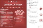 X X I X Data: D - Home | Acadèmia de Ciències Mèdiques i de la … · 2013-05-29 · Inscripció obligatòria per a tothom Ingrés Banc Sabadell: 0081 0377 93 0001082610 Comité