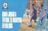 QUAN JUGAR A FUTBOL ÉS GUANYAR EN VALORS · 2019-05-15 · Entrena com ho fa el nostre futbol formatiu. Conﬁança En créixer com a jugador/a amb el RCD Espanyol de ˜arcelona.
