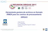 Herramienta gestora de archivos en formato RINEX para los centros de … › fileadmin › docs › Boletines › Bol16 › Arevalo... · 2017-08-25 · Almacenamiento actual archivos
