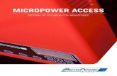 Micropower Access – Sistema de recarga para · 2019-11-02 · Micropower Access – Sistema de recarga para baterías con priorización, de clase mundial Demasiadas baterías son