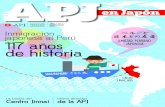 AÑO 2, N° 5. MAYO-JUNIO 2016 Inmigracion …kyodaimagazine.jp/wp-content/uploads/2020/06/188_APJ-05.pdfHistoria. Destino Perú Institucional. Nueva directiva de la APJ Servicio.