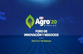 Presentación de PowerPoint - ExpoAgro › wp-content › uploads › 2019 › 10 › ... · Presentación de 20 innovaciones agrícolas en el Salón de la Innovación 3 cursos intensivos: