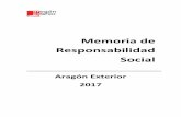 Memoria de Responsabilidad Social€¦ · Memoria de Responsabilidad Social Corporativa Página 7/44 Misión, visión, valores Durante el 2017, se acomete la elaboración de un Plan
