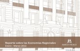 Reporte sobre las Economías Regionales€¦ · Resultados Enero - Marzo 2013 A. Actividad Económica Regional B. Inflación Regional C. Perspectivas sobre las Economías Regionales