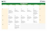 OCTUBRE 2017 - Fundación Don Bosco · 29 30 31 15 16 17 18 19 20 21 1er Periodo de Evaluación, que abarcará los temas del 1er periodo y parte del 2º: 14 24 25 10 11 12 22 Aplicación