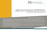 SAP SuccessFactors HCM Suite: Mejora los resultados del ... › sybven › wp-content › uploads › ... · Paga a tu personal en función de los logros, establece una cultura de