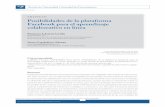 ARTÍCULO Posibilidades de la plataforma Facebook para el ... · 32 RUSC vol. 8 n.º 2 | Universitat oberta de Catalunya | Barcelona, julio de 2011 | ISSn 1698-580X CC Francesc Llorens