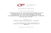 “Evaluación de riesgos biológicos por exposición a los ...repositorio.utp.edu.pe/bitstream/UTP/2534/3... · Facultad de Ingeniería Trabajo de Investigación “Evaluación de