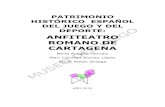 ANFITEATRO ROMANO DE CARTAGENA - museo del juegomuseodeljuego.org/wp-content/uploads/contenidos... · El anfiteatro romano de Carthago Nova, actual Cartagena, situado sobre el monte