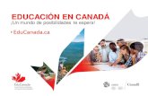EDUCACIÓN EN CANADÁ - Colmayorbolivarcolmayorbolivar.edu.co/files/educanada-03-07-18.pdf · Educación en Canadá Costo de vida competitivo, en comparación con otros destinos de