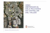 Cens empresarial dels polígons de Castellar del Vallès · POLÍGONS DE CASTELLAR • L’estructura mitjana de la plantilla de les empreses participants està al voltant de les