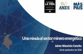Jaime Mauricio Concha - ANDI Jaime Concha.pdf · 2018-10-02 · Oro USD 1.550 millones 2017 Ferroniquel USD 360 millones Los demás productos ... 11,75% 10,89% 7,86% Recursos de regalías