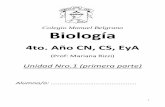 Colegio Manuel Belgrano Biologíabelgrano.esc.edu.ar › wp-content › uploads › 2020 › 03 › 4to... · La sangre transporta una amplia variedad de sustancias, ayuda a regular