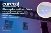 Planta pilot de Plastrònica - Eurecat · Col·locació de components electrònics SMD (Surface-Mount Devices) sobre el film funcional mitjançat equips de pick & place. La combinació