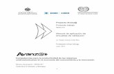 Manual de aplicación de encuesta de validaciónfod.ac.cr/avanza/images/documentos/Manual para encuestadores.pdf · 1 Equipo Avanza Costa Rica Proyecto Avanz@ Protocolo trabajo Número