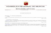 ASAMBLEA REGIONAL DE MURCIAhermes.asambleamurcia.es/documentos/pdfs/boar/Boar.10/200422.… · ASAMBLEA REGIONAL DE MURCIA BOLETÍN OFICIAL NÚMERO 22 X LEGISLATURA 22 DE ABRIL DE