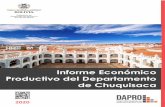 Informe Económico Productivo del Departamento de Chuquisaca › noticias › files › BI... · 2020-05-23 · República del Paraguay y al oeste con el departamento de Potosí.