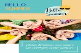 HELLO SUMMER - Colegio Estudiantes · Aplicación de técnicas de mezcla en diferentes géneros de forma eficaz, herramientas para ser creativos, trucos para grabar de forma perfecta
