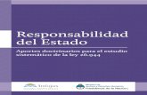 SAIJ - Sistema Argentino de Información Jurídica …...ISBN: 978-987-3720-44-4 Responsabilidad de Estado. Aportes doctrinarios para el estudio sistemático de la ley 26.944 1ra.