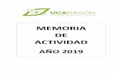 MEMORIA DE ACTIVIDAD - Unión de Consumidores de Aragón · Mantenimiento y gestión de varios sitios en internet. 4. Actividad asociativa y Asamblea anual de UCA. ... AREA DE DEFENSA