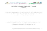 Marco de Gestión Ambiental y Social (MGAS) Proyecto: Apoyo para el Incremento de la … · 2019-05-28 · EQUIPO TÉCNICO INTERINSTITUCIONAL DE SALVAGUARDAS AMBIENTAL Y SOCIAL 1