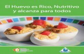 El Huevo es Rico, Nutritivo y alcanza para todoselhuevo.com.ni/Recetario Huevo 2014.pdf · 4- Cocer los huevos y luego cortarlos en rodajas 5- Rebanar a lo ancho la lechuga 6- Mezclar