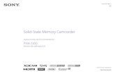 Solid-State Memory Camcorder · Anillo de posicionamiento izquierda-derecha del visor (página 21) 6. Zapata de acoplamiento de la batería (página 21) 7. Conectores VF (visor) (26