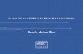 PLAN DE TrANsPorTE PúbLico rEgioNAL · La región de Los Ríos presenta una gran diferencia entre los modos de transporte público: 301 servicios corresponden al servicio de buses,