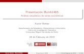 Presentación @umh1465 - Análisis estadístico de series …umh1465.edu.umh.es › wp-content › uploads › sites › 1323 › 2013 › 0… · 2019-02-07 · Ed. Wiley. Enlace
