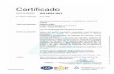 KM C368-20190823123411€¦ · recogidos en la norma ISO 14001:2015. La fecha límite para la auditoría de seguimiento es 07-22 (mm - dd). Este certificado es válido desde 2019-09-28