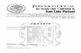 Periódico Oficial · Periódico Oficial del Estado Libre y Soberano de San L uis Potosí 5) Definir los niveles jerárquicos para la estructura orgánica de la administración pública