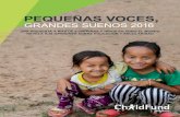 PEQUEÑAS VOCES - ChildFund Alliancechildfundalliance.org/wp-content/uploads/2016/11/...del mundo acerca de sus opiniones sobre la escuela y la educación, esperábamos que nos digan